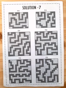 The sheets with solution are included, simple to find and check your maze